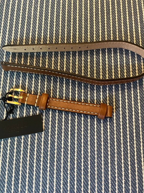New Shinola Leather Wrap 10MM Watch Strap